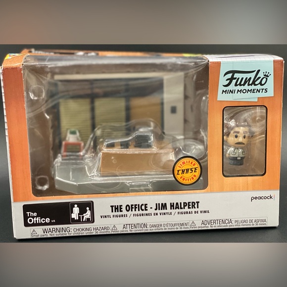 Brand New Funko The Office Jim CHASE Mini Moments Mini-Figure Diorama Playset - Picture 3 of 8